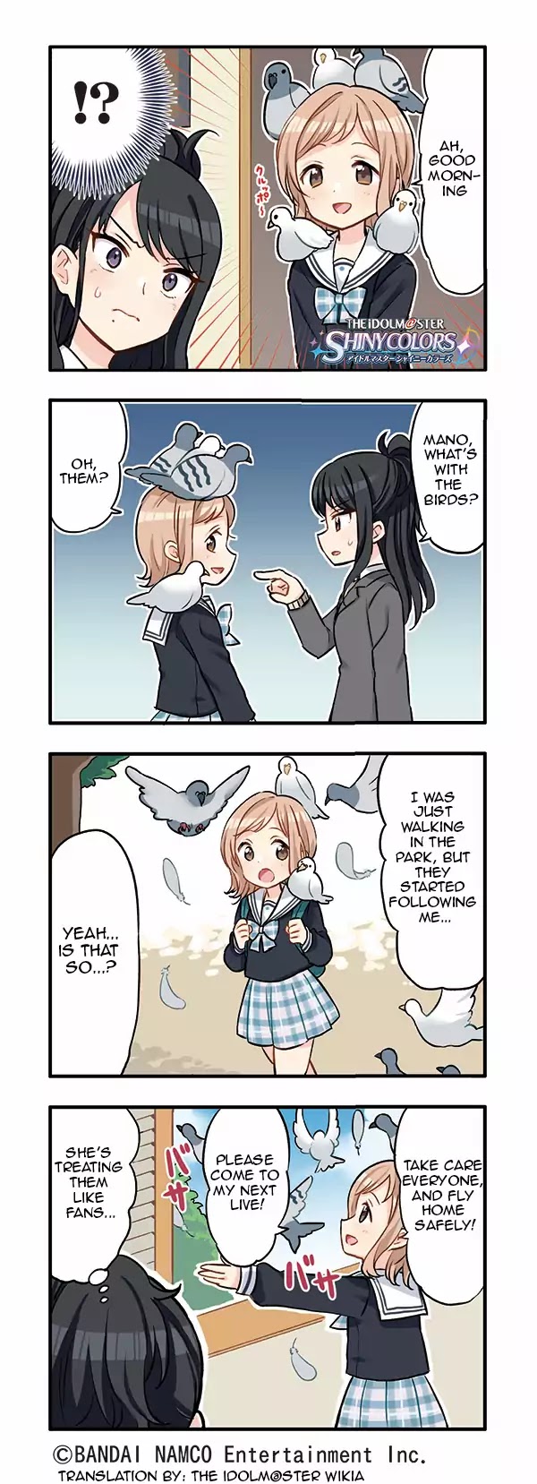 The iDOLM@STER: Shiny Colors (4koma) Chapter 3 page 1 - Chapter 3