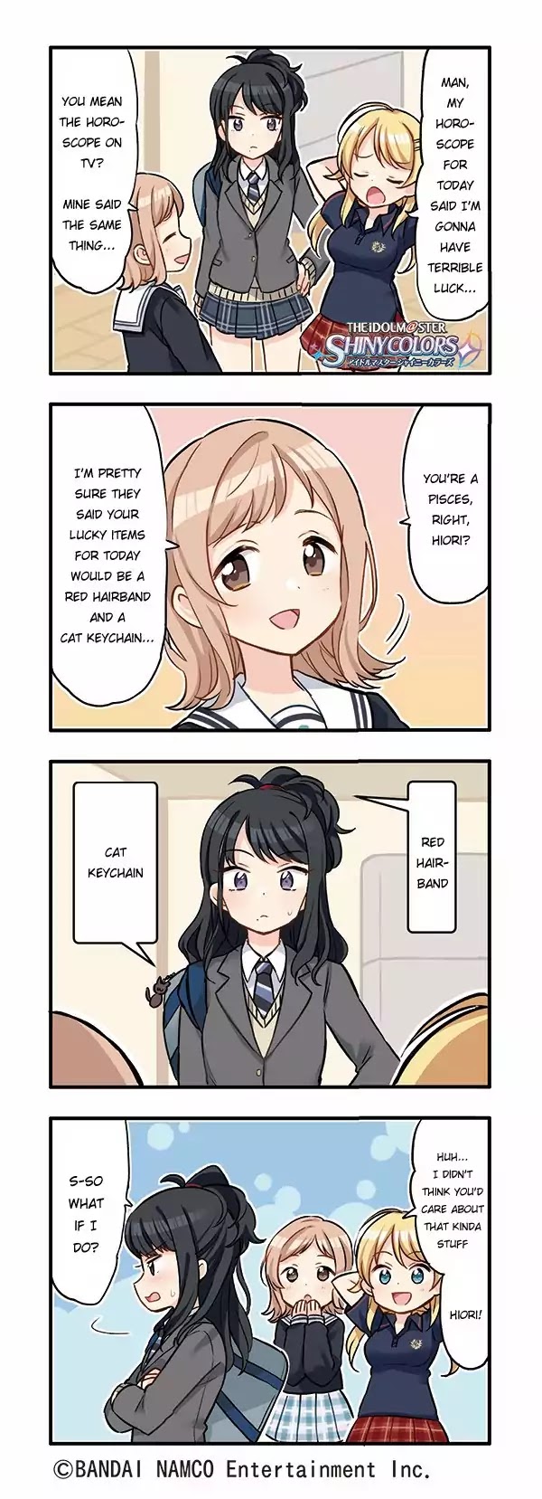 The iDOLM@STER: Shiny Colors (4koma) Chapter 4 page 1 - Chapter 4