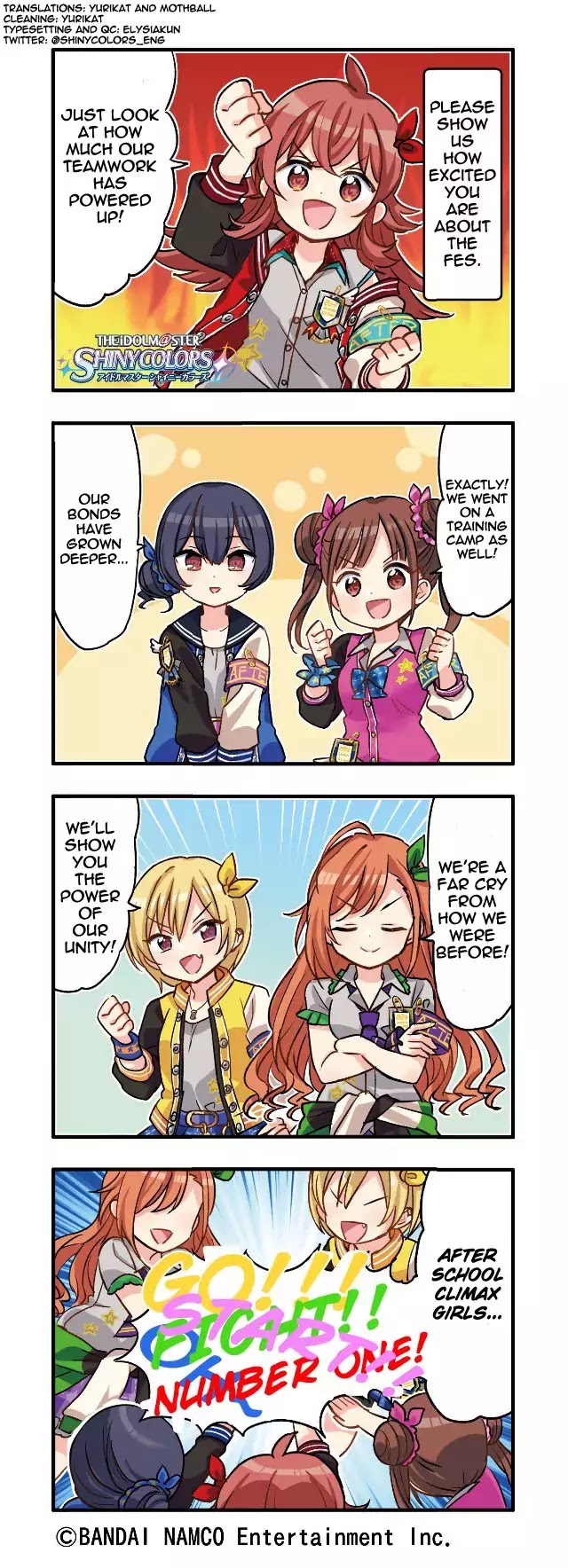 The iDOLM@STER: Shiny Colors (4koma) Chapter 49 page 1 - Chapter 49
