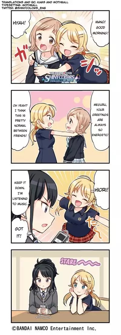 The iDOLM@STER: Shiny Colors (4koma) Chapter 6 page 1 - Chapter 6
