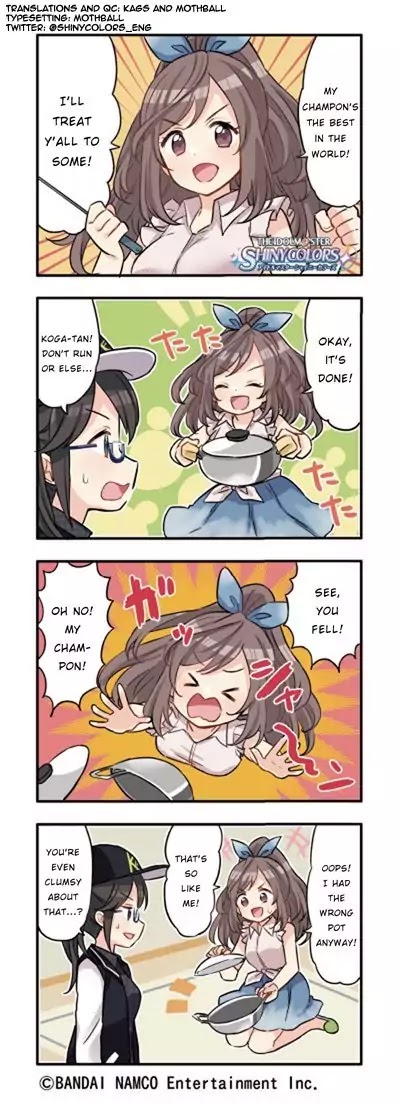 The iDOLM@STER: Shiny Colors (4koma) Chapter 7 page 1 - Chapter 7