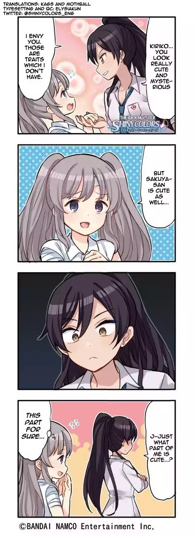 The iDOLM@STER: Shiny Colors (4koma) Chapter 9 page 1 - Chapter 9