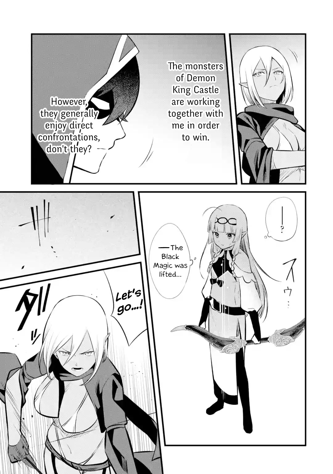 The Impregnable Demon King's Castle and the Expelled Black Mage of the Hero's Party Chapter 18 page 13 - Chapter 18: Gangrene Hunter vs. Lightning Speed Hunter
