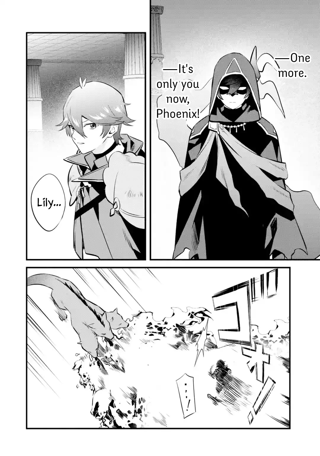 The Impregnable Demon King's Castle and the Expelled Black Mage of the Hero's Party Chapter 18 page 20 - Chapter 18: Gangrene Hunter vs. Lightning Speed Hunter