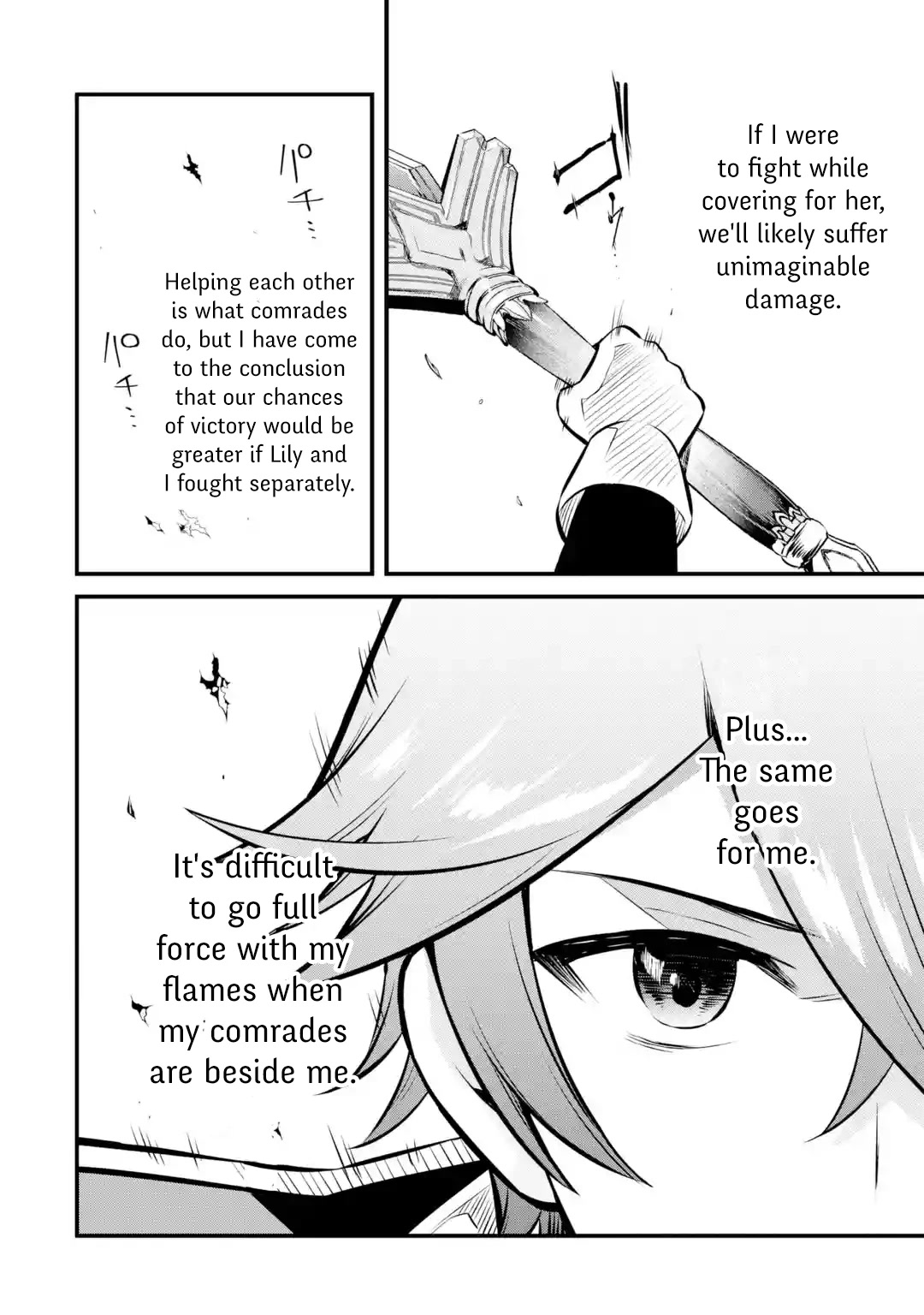 The Impregnable Demon King's Castle and the Expelled Black Mage of the Hero's Party Chapter 18 page 22 - Chapter 18: Gangrene Hunter vs. Lightning Speed Hunter