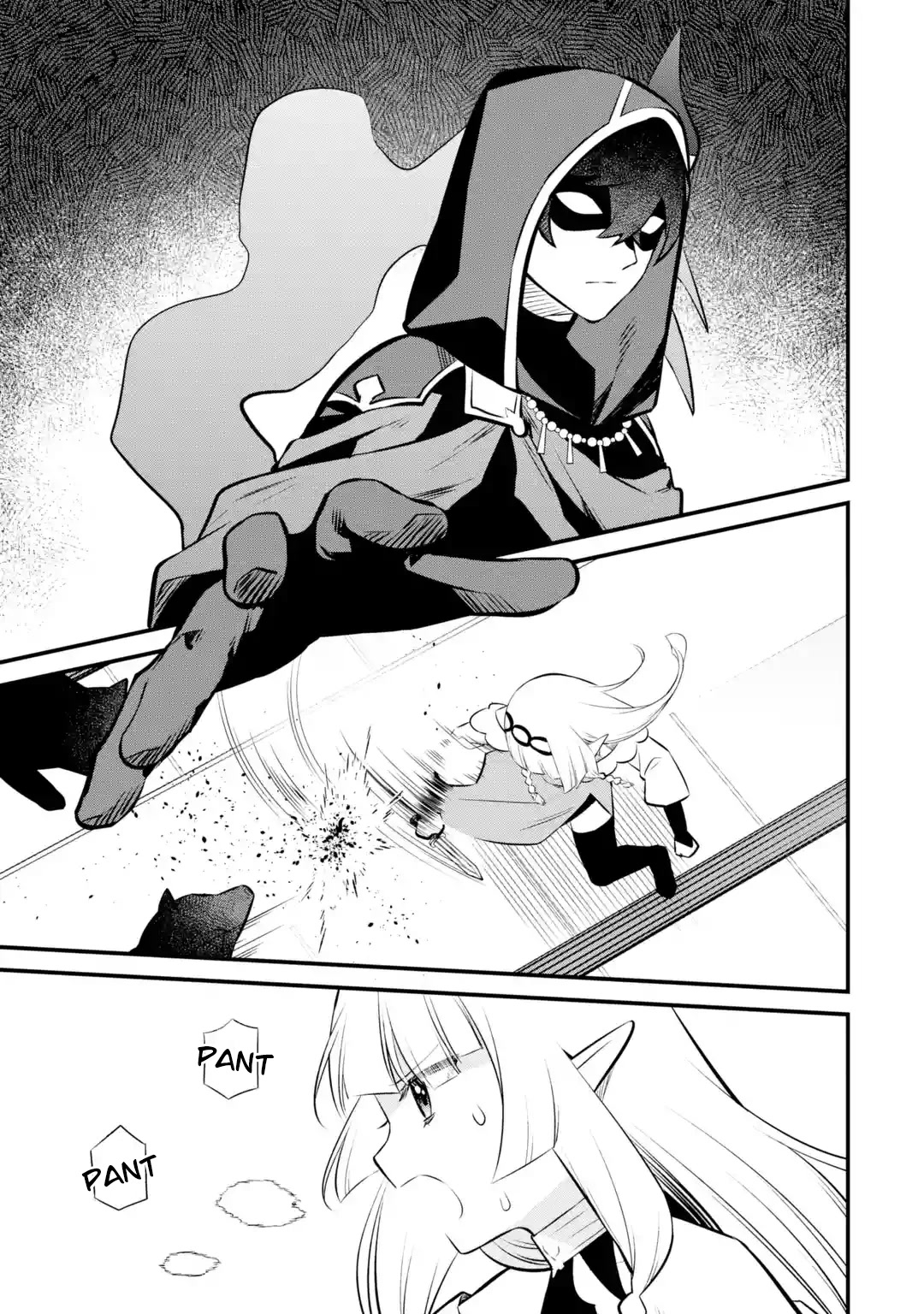 The Impregnable Demon King's Castle and the Expelled Black Mage of the Hero's Party Chapter 18 page 7 - Chapter 18: Gangrene Hunter vs. Lightning Speed Hunter