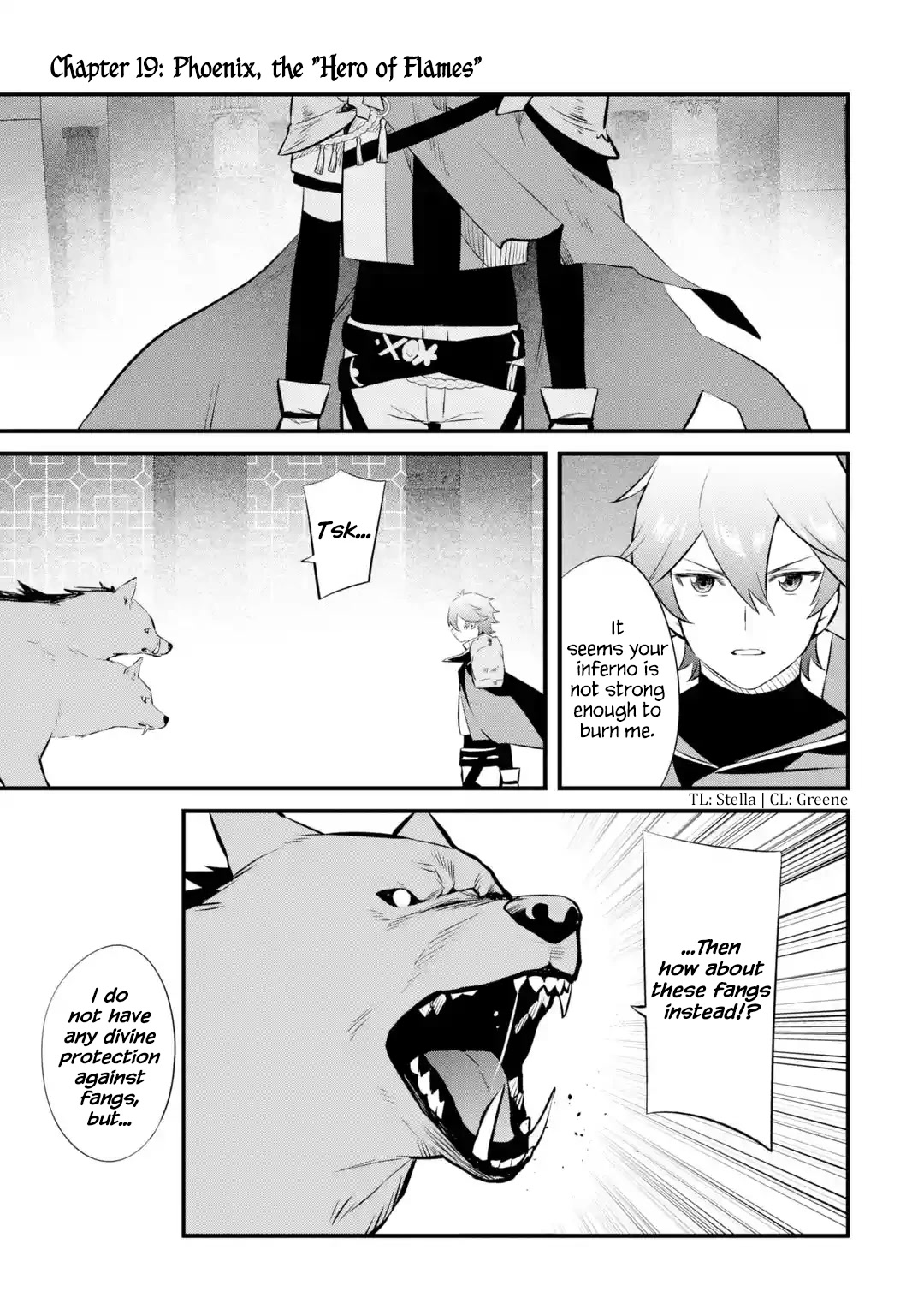 The Impregnable Demon King's Castle and the Expelled Black Mage of the Hero's Party Chapter 19 page 1 - Chapter 19: Phoenix, the "Hero of Flames"