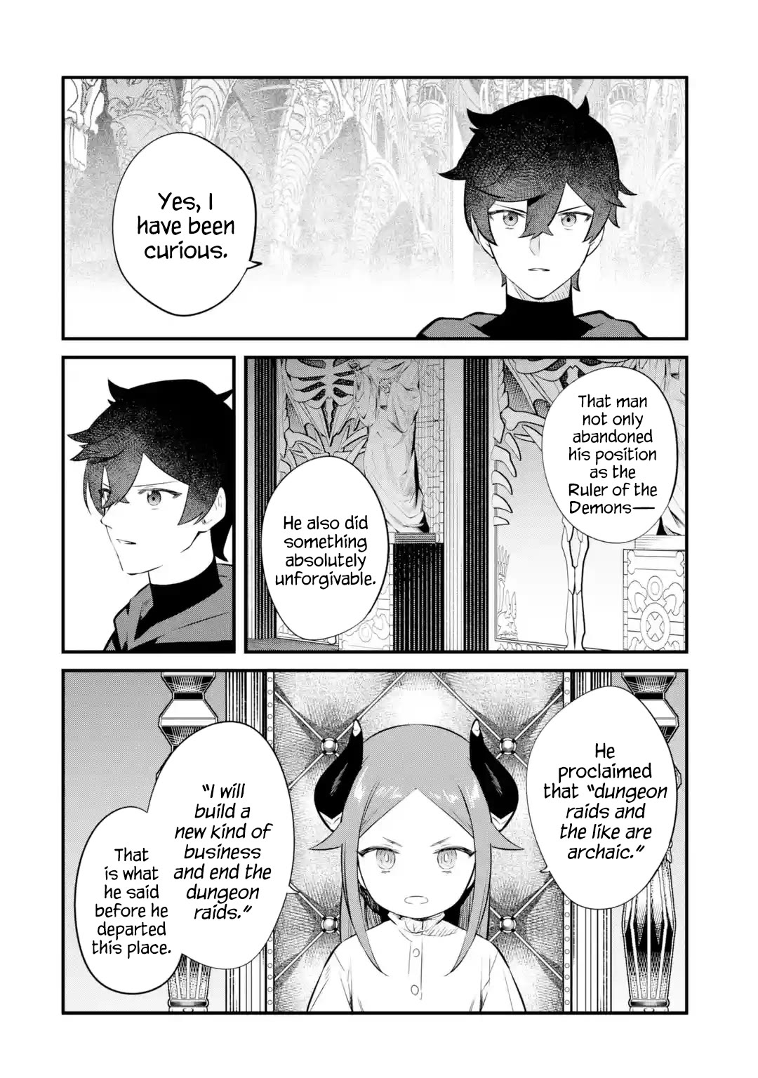 The Impregnable Demon King's Castle and the Expelled Black Mage of the Hero's Party Chapter 24 page 2 - Chapter 24: Lemegeton's Business Trip