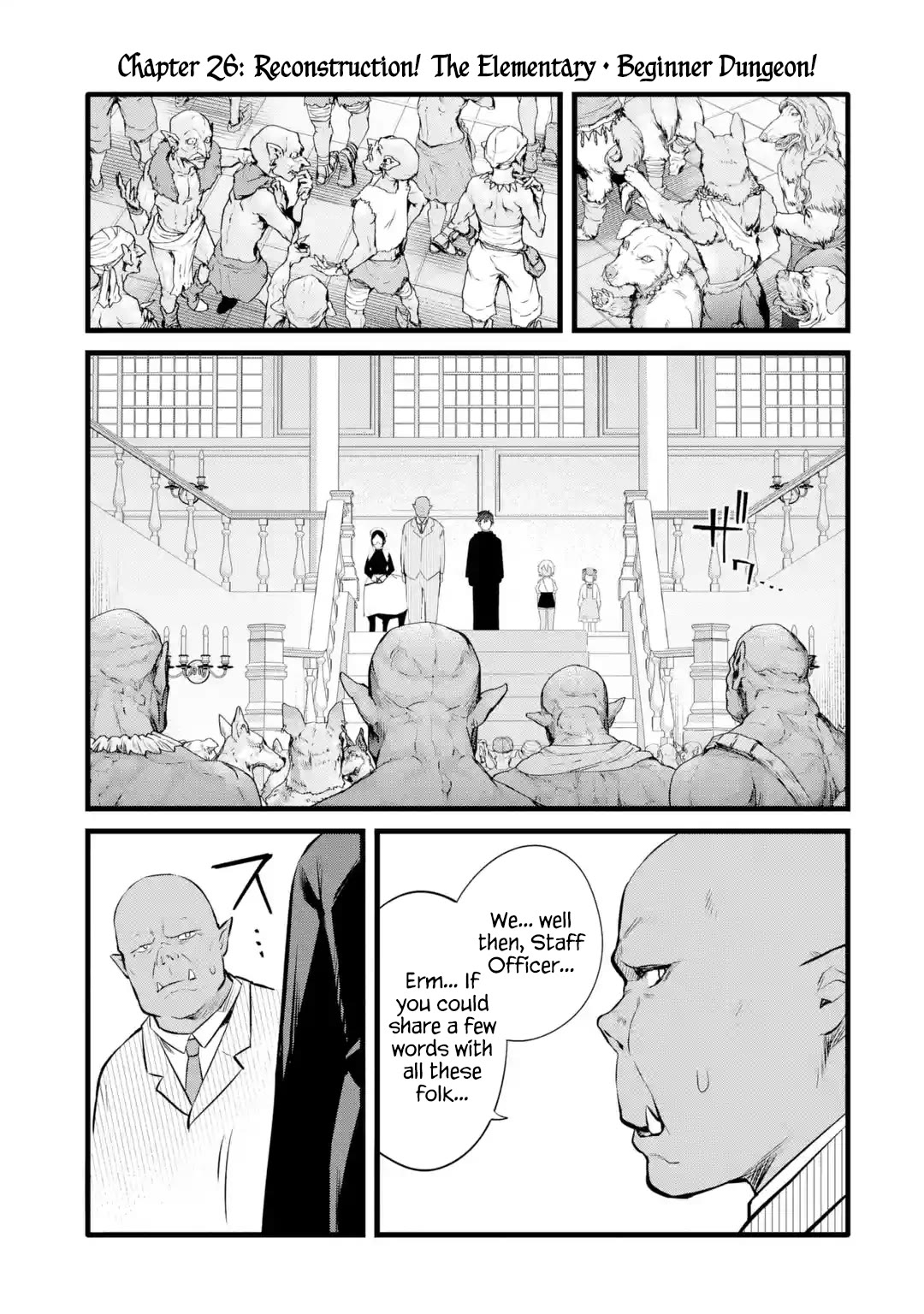 The Impregnable Demon King's Castle and the Expelled Black Mage of the Hero's Party Chapter 26 page 1 - Chapter 26: Reconstruction! The Elementary • Beginner Dungeon!