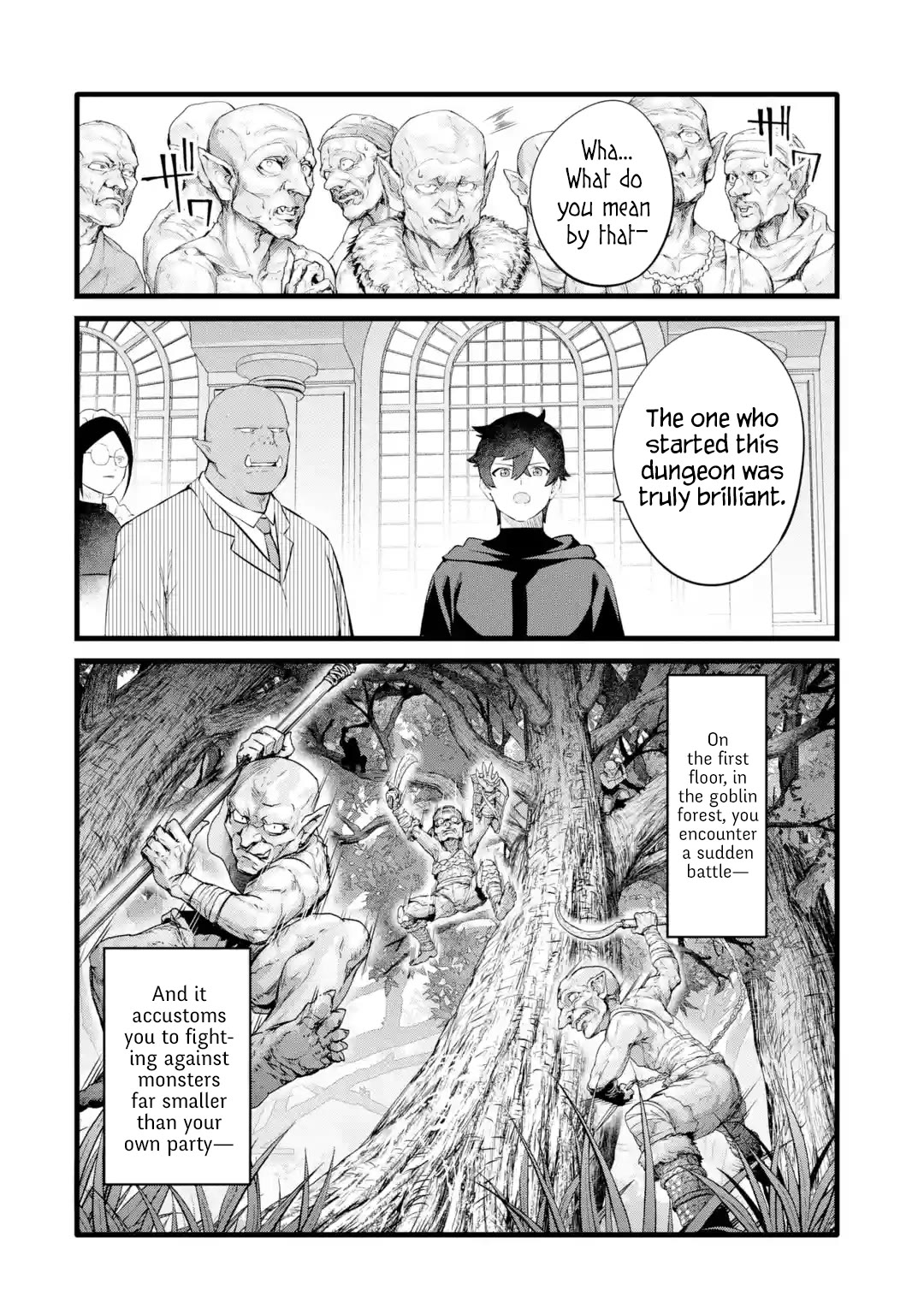 The Impregnable Demon King's Castle and the Expelled Black Mage of the Hero's Party Chapter 26 page 4 - Chapter 26: Reconstruction! The Elementary • Beginner Dungeon!