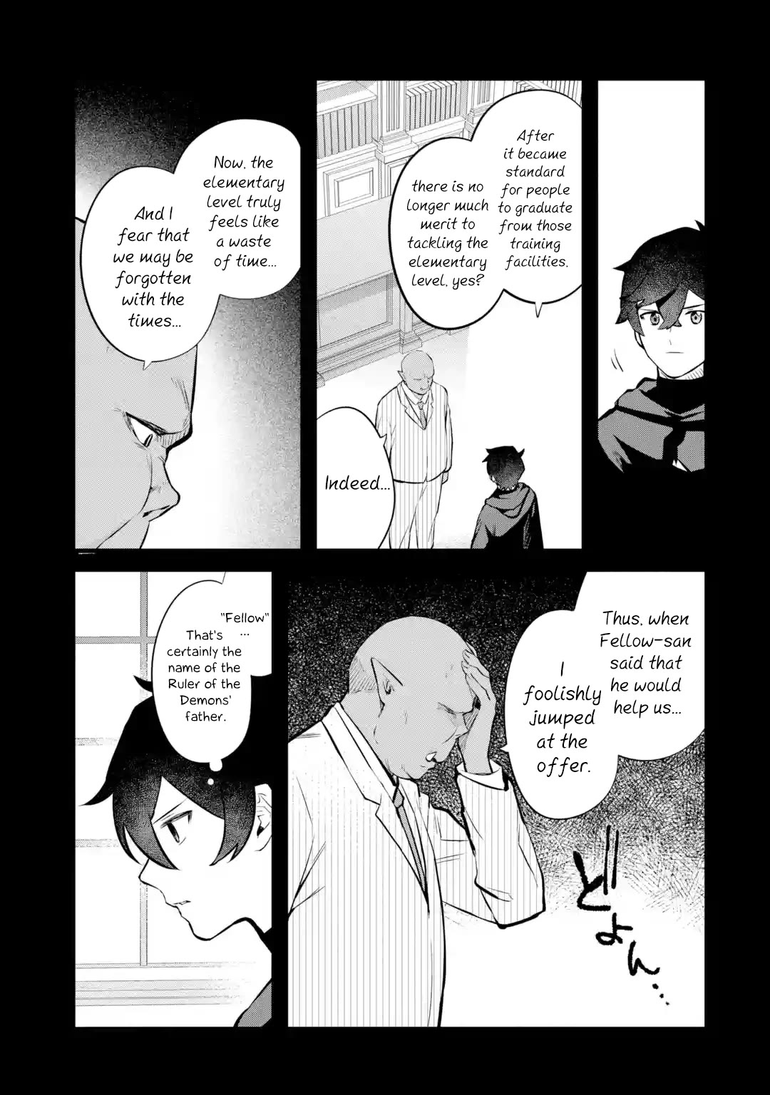 The Impregnable Demon King's Castle and the Expelled Black Mage of the Hero's Party Chapter 26 page 9 - Chapter 26: Reconstruction! The Elementary • Beginner Dungeon!