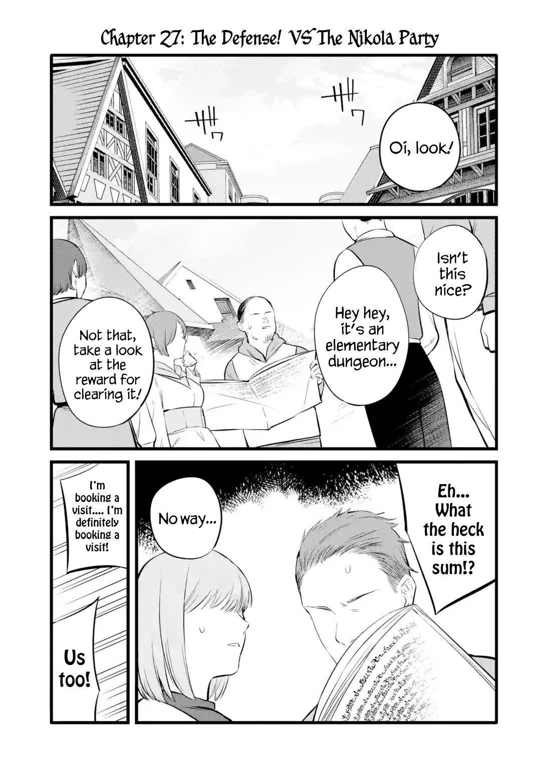 The Impregnable Demon King's Castle and the Expelled Black Mage of the Hero's Party Chapter 27 page 1 - Chapter 27: The Defense! VS The Nikola Party