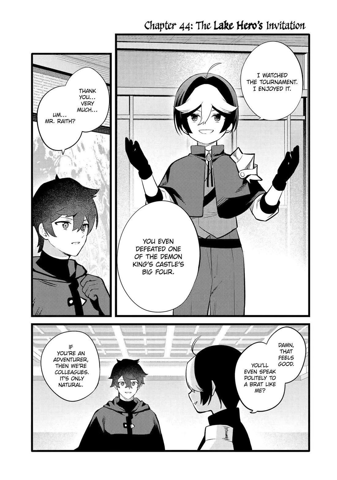 The Impregnable Demon King's Castle and the Expelled Black Mage of the Hero's Party Chapter 44 page 1 - Chapter 44