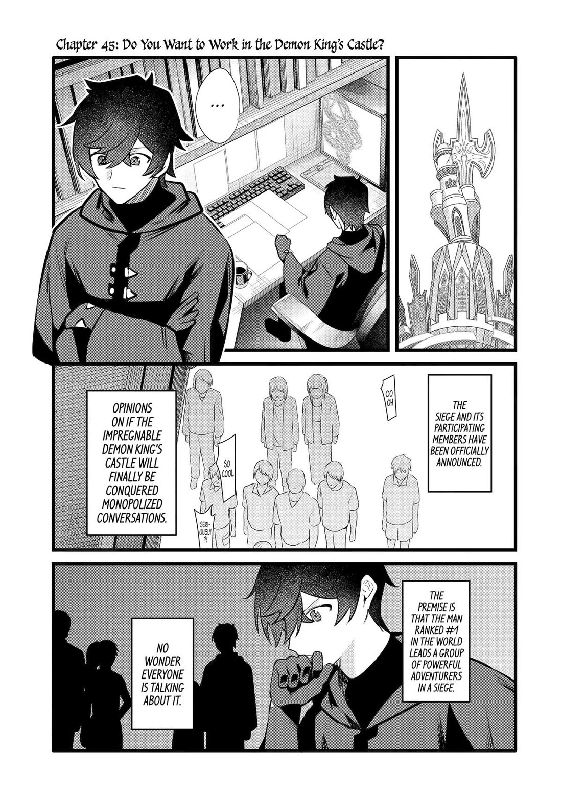 The Impregnable Demon King's Castle and the Expelled Black Mage of the Hero's Party Chapter 45 page 1 - Chapter 45