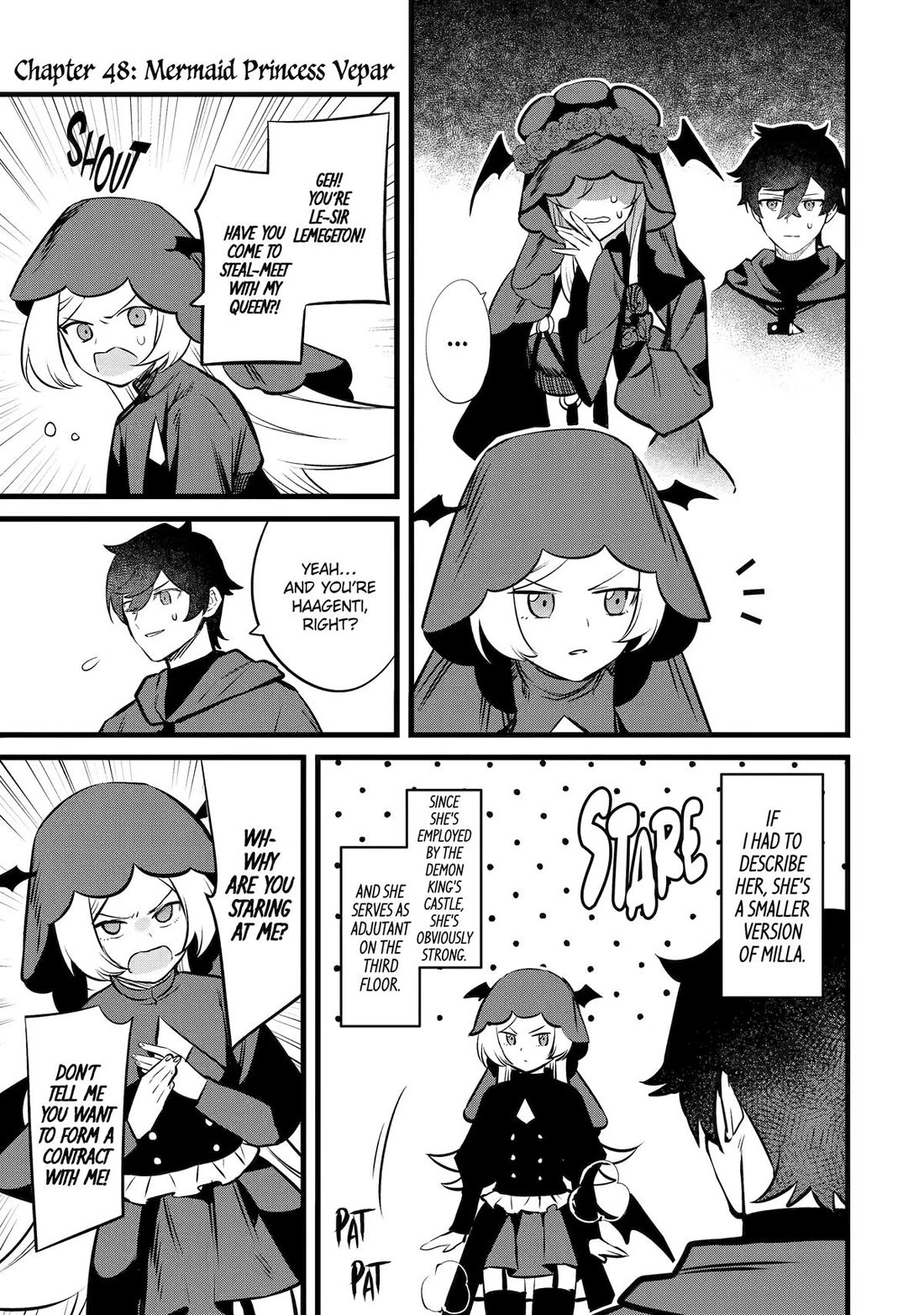 The Impregnable Demon King's Castle and the Expelled Black Mage of the Hero's Party Chapter 48 page 1 - Chapter 48