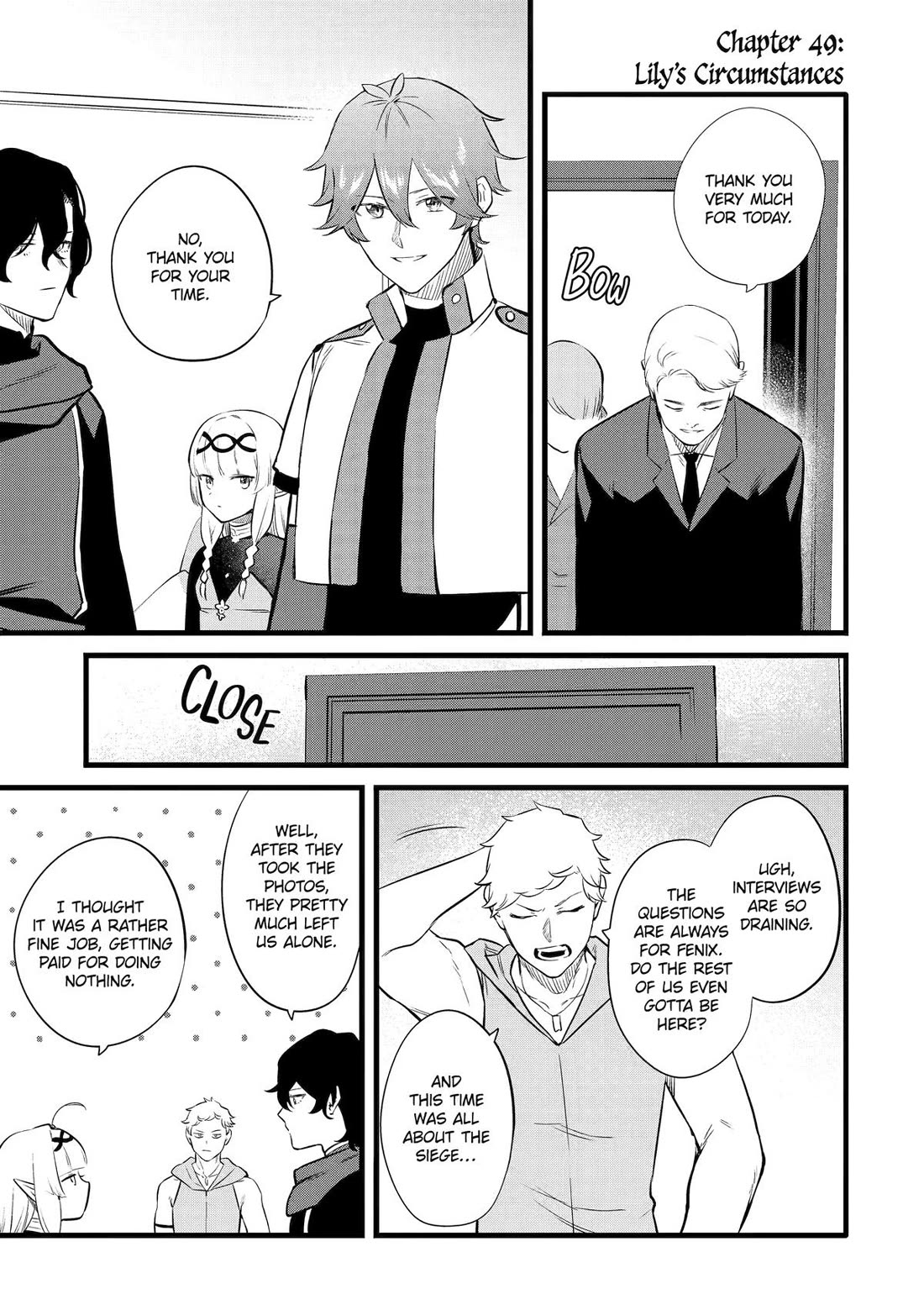 The Impregnable Demon King's Castle and the Expelled Black Mage of the Hero's Party Chapter 49 page 1 - Chapter 49