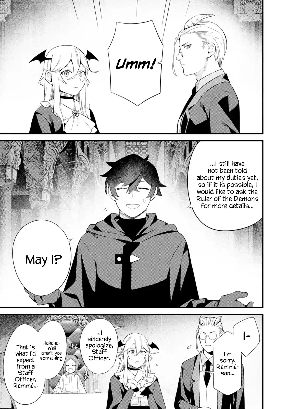 The Impregnable Demon King's Castle and the Expelled Black Mage of the Hero's Party Chapter 5 page 15 - Chapter 5: The Four Heavenly Kings and Staff Officer Jobs
