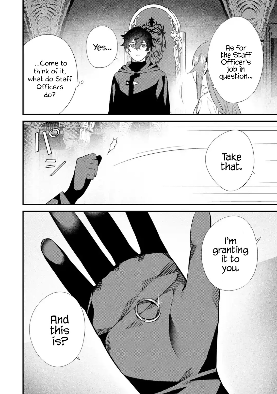The Impregnable Demon King's Castle and the Expelled Black Mage of the Hero's Party Chapter 5 page 28 - Chapter 5: The Four Heavenly Kings and Staff Officer Jobs