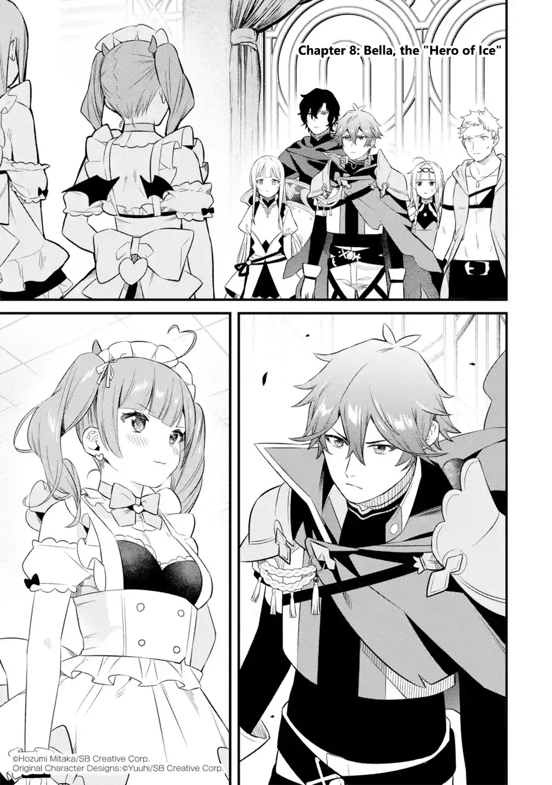 The Impregnable Demon King's Castle and the Expelled Black Mage of the Hero's Party Chapter 8 page 1 - Chapter 8: Bella, the "Hero of Ice"