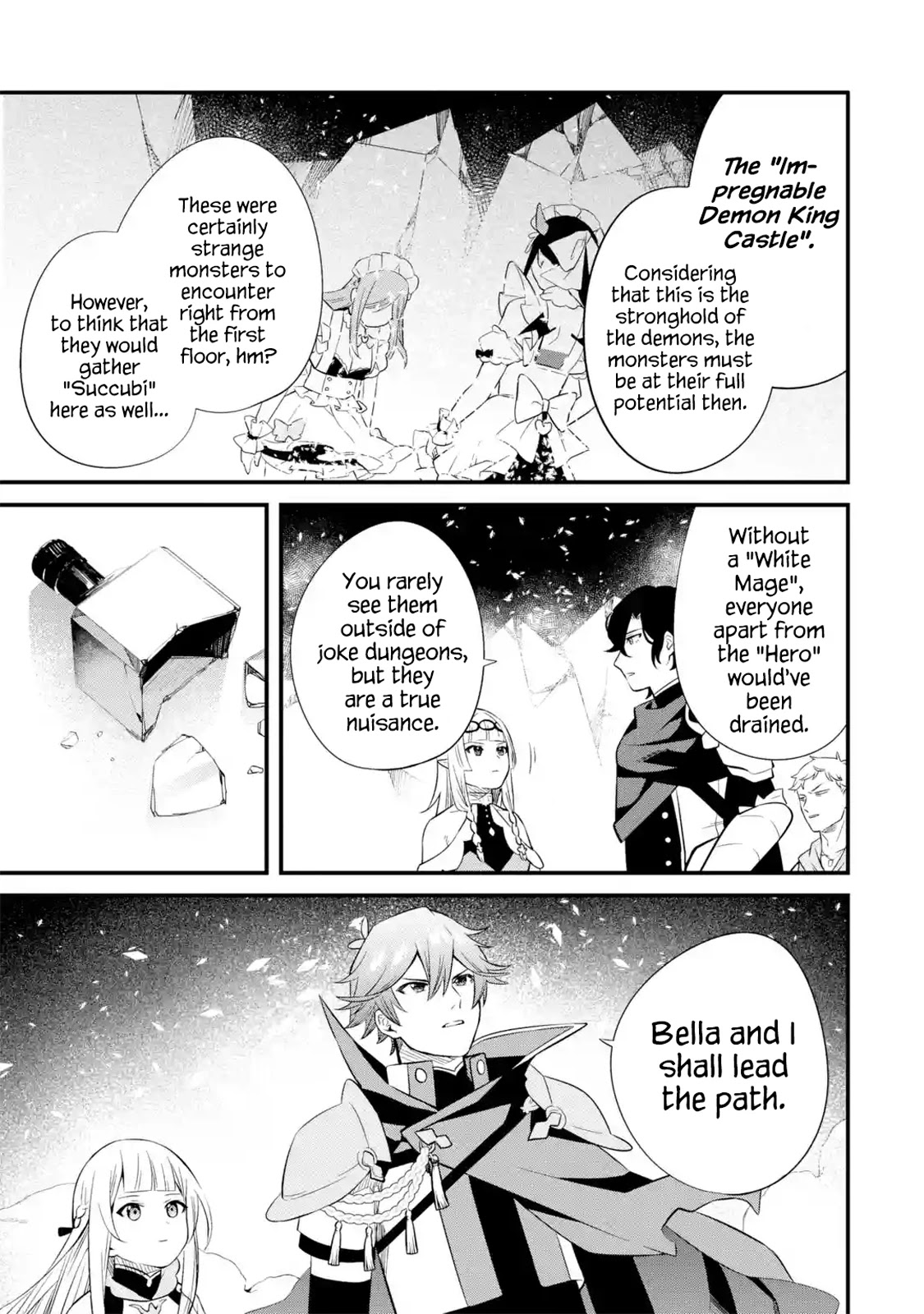 The Impregnable Demon King's Castle and the Expelled Black Mage of the Hero's Party Chapter 8 page 11 - Chapter 8: Bella, the "Hero of Ice"