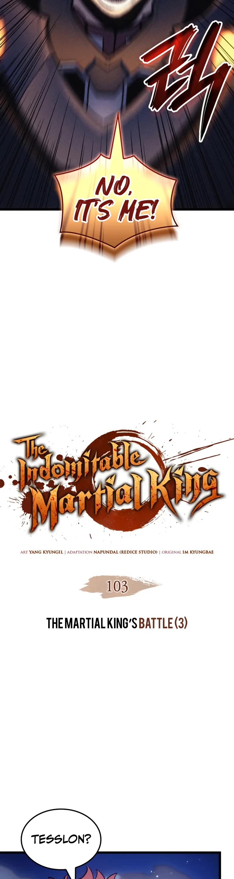 The Indomitable Martial King Chapter 103 page 3 - Chapter 103: The Martial King’s Battle (2)