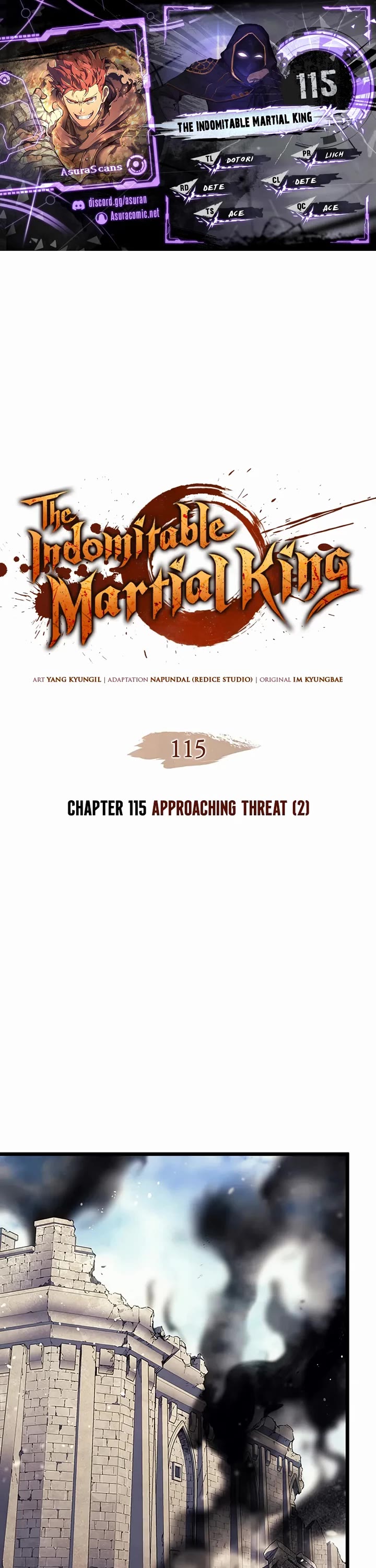 The Indomitable Martial King Chapter 115 page 1 - Chapter 115: Approaching Threat (2)