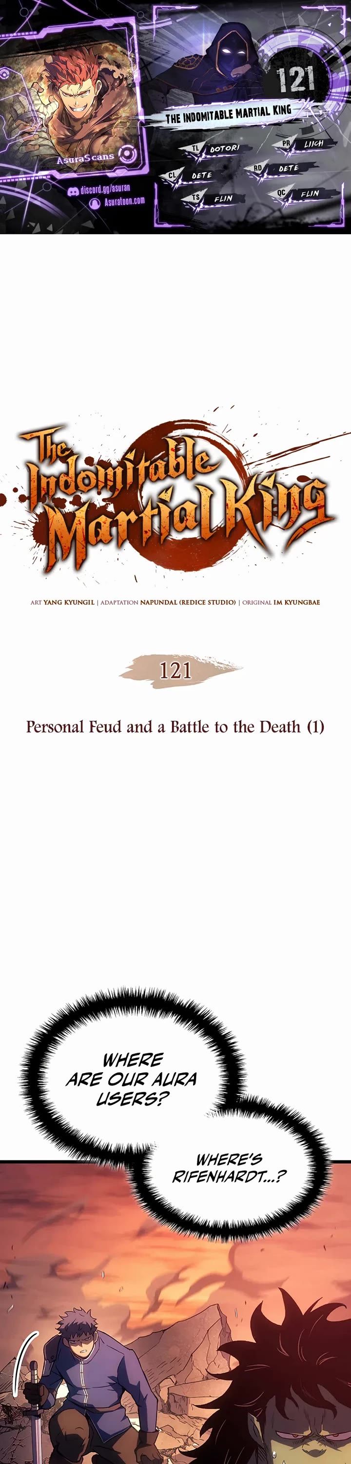 The Indomitable Martial King Chapter 121 page 1 - Chapter 121: Personal Feud and a Battle to the Death (1)