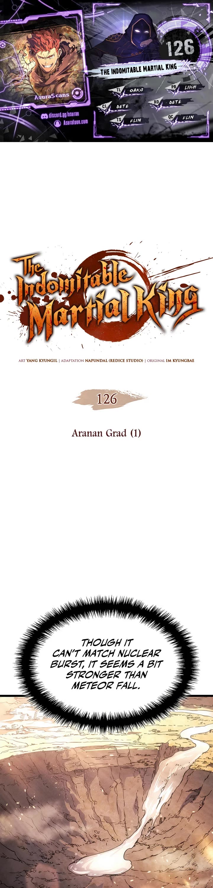 The Indomitable Martial King Chapter 126 page 1 - Chapter 126: Aranan Grad (1)