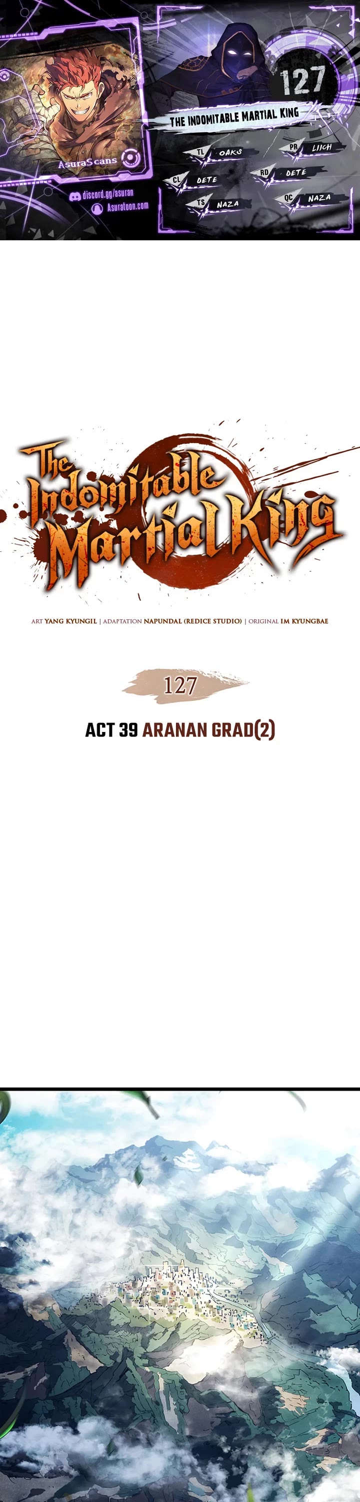 The Indomitable Martial King Chapter 127 page 1 - Chapter 127: Act 39 Aranan Grad (2)