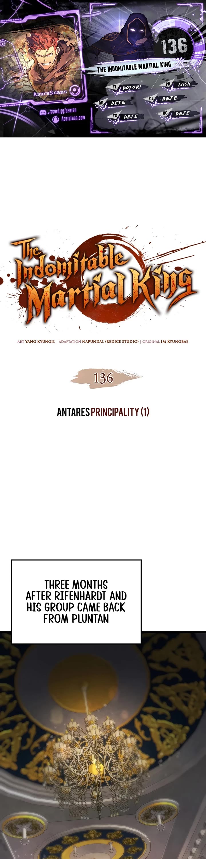 The Indomitable Martial King Chapter 136 page 1 - Chapter 136: Antares Principality (1)