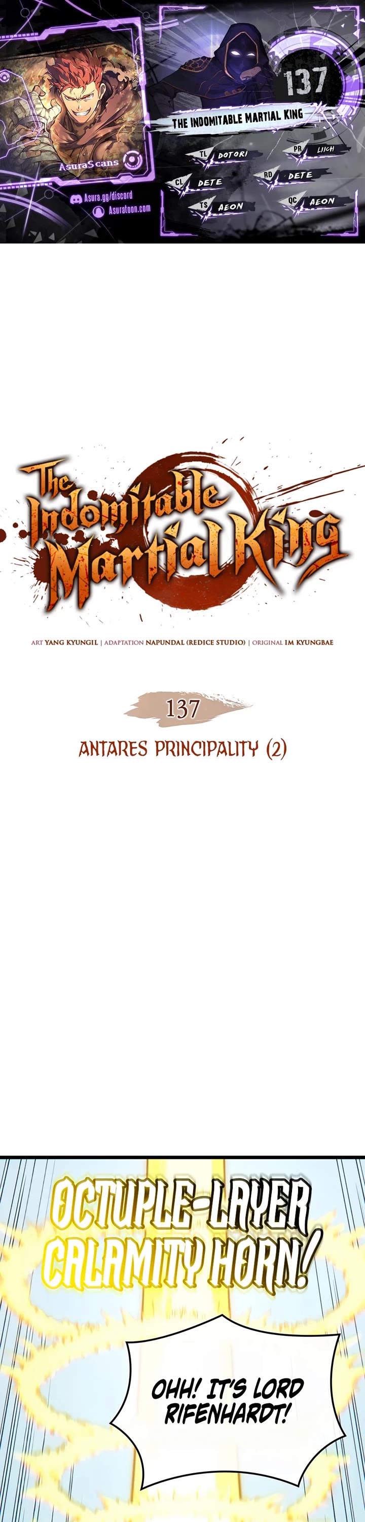 The Indomitable Martial King Chapter 137 page 1 - Chapter 137: Antares Principality (2)