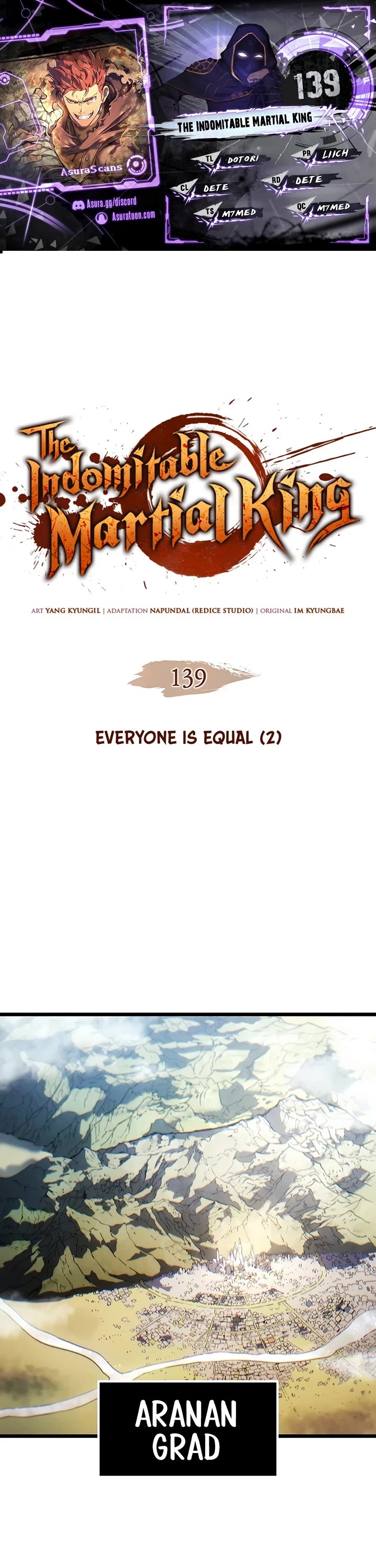 The Indomitable Martial King Chapter 139 page 1 - Chapter 139: Everyone is Equal (2)