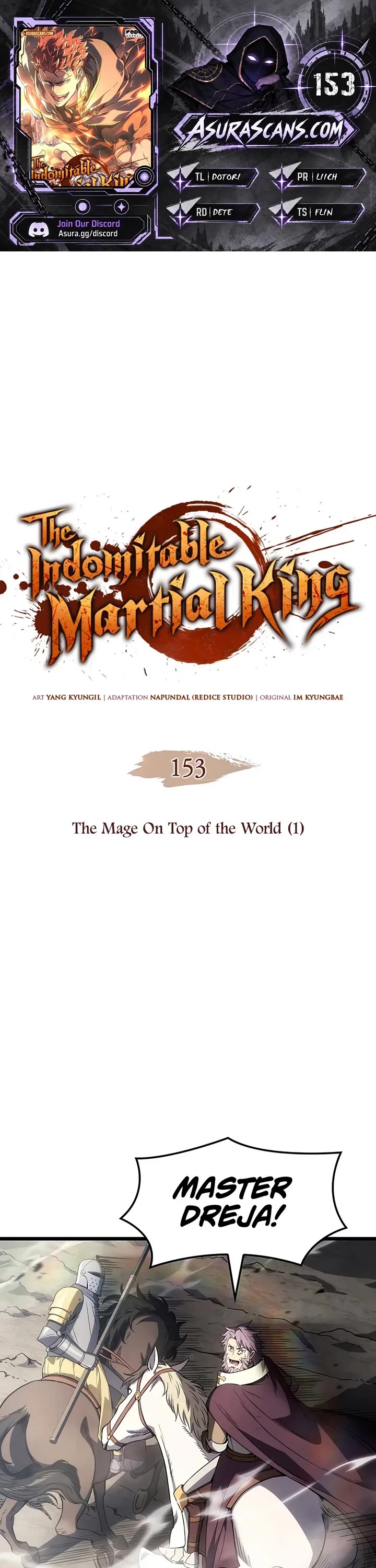 The Indomitable Martial King Chapter 153 page 1 - Chapter 153: The Mage On Top of the World (1)