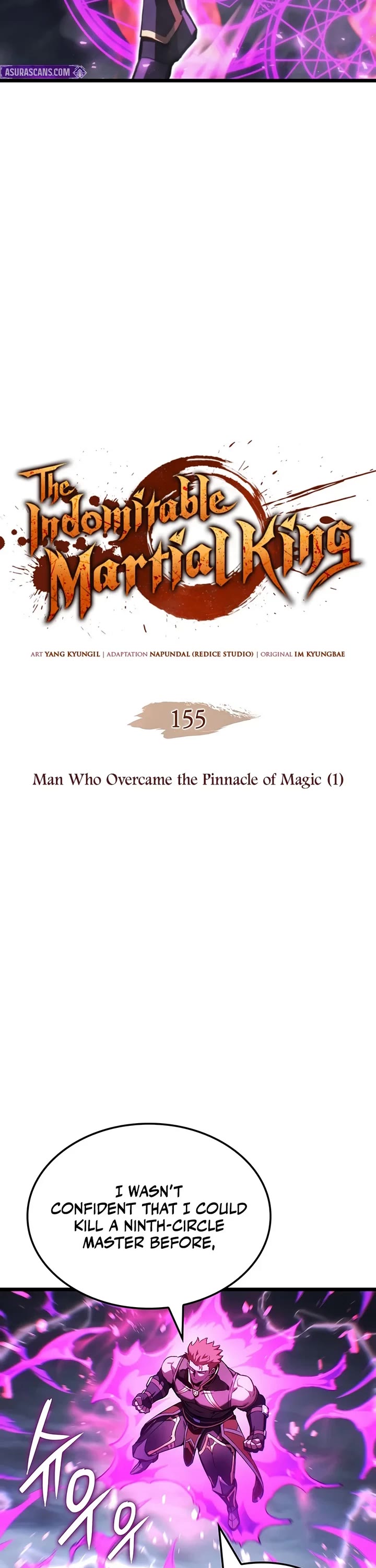 The Indomitable Martial King Chapter 155 page 3 - Chapter 155: Man Who Overcame the Pinnacle of Magic (1)