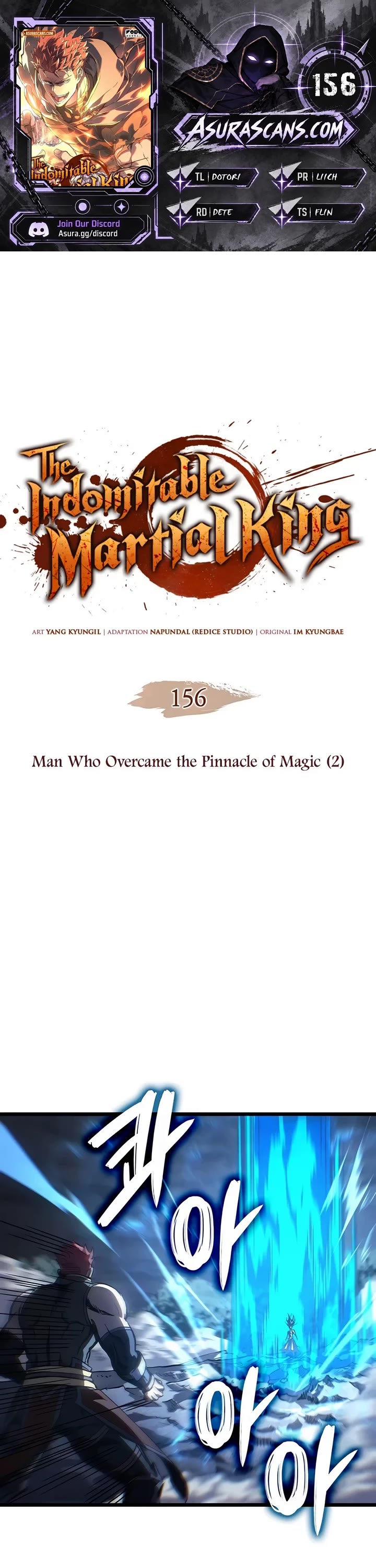 The Indomitable Martial King Chapter 156 page 1 - Chapter 156: Man Who Overcame the Pinnacle of Magic (2)