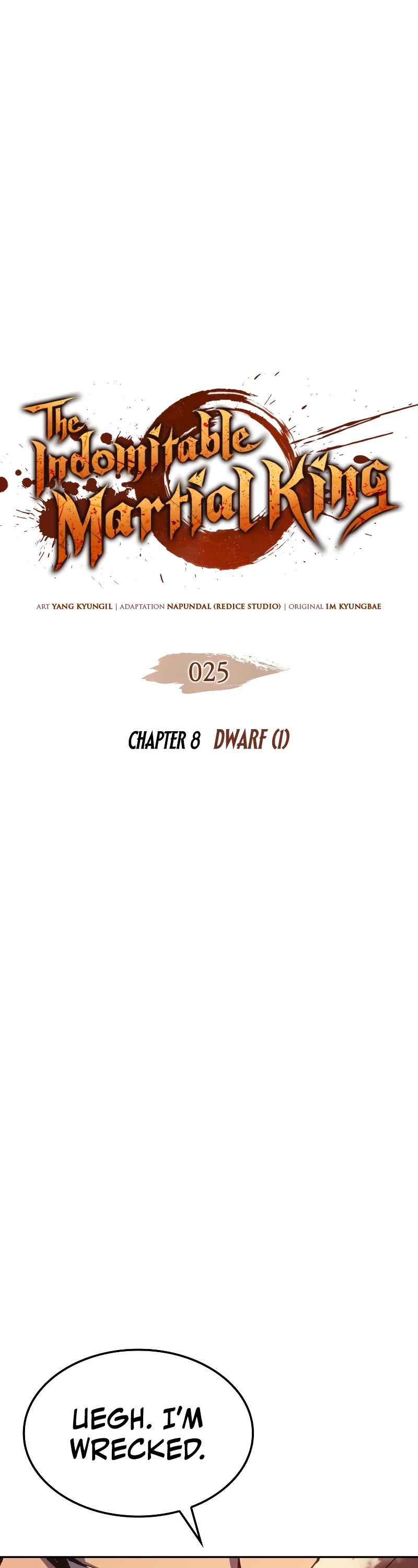 The Indomitable Martial King Chapter 25 page 4 - Chapter 25: 8. Dwarf (1)