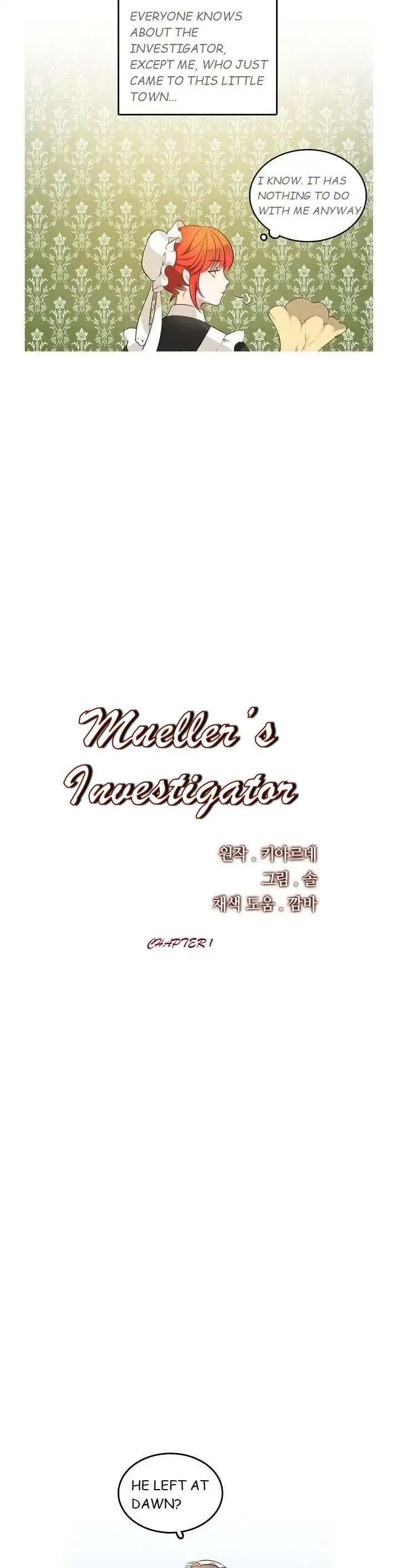 The Investigator of Mueller Chapter 1 page 4 - Chapter 1