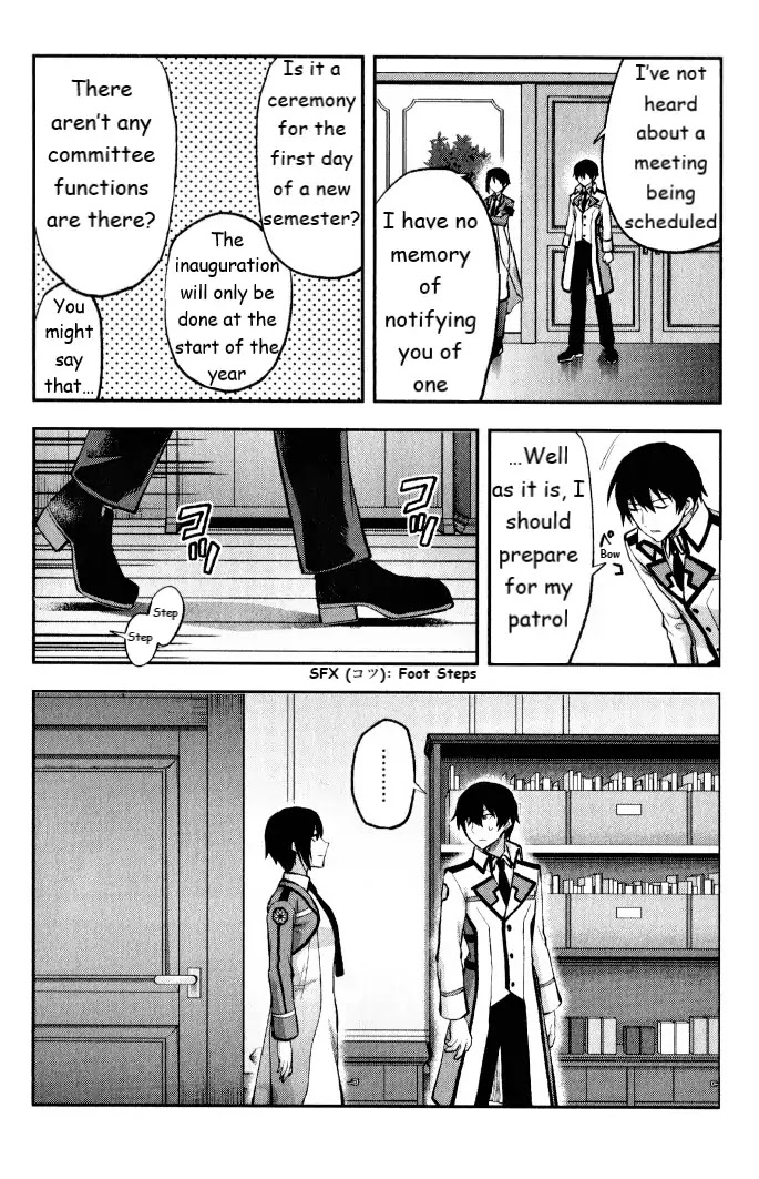 The Irregular at Magic High School - Presidential Election Arc Chapter 1 page 12 - Chapter 1: The New Semester