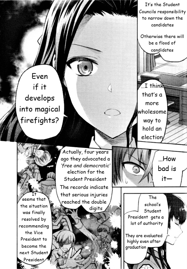 The Irregular at Magic High School - Presidential Election Arc Chapter 3 page 8 - Chapter 3: Persuasion