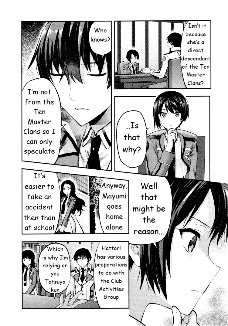 The Irregular at Magic High School - Presidential Election Arc Chapter 4 page 14 - Chapter 4: The Day Before the Election (I)