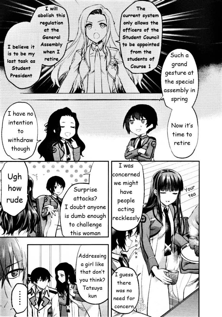 The Irregular at Magic High School - Presidential Election Arc Chapter 4 page 5 - Chapter 4: The Day Before the Election (I)
