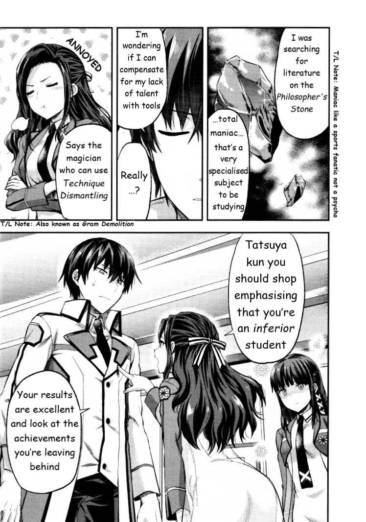 The Irregular at Magic High School - Presidential Election Arc Chapter 5 page 9 - Chapter 5: The Day Before the Election (II)