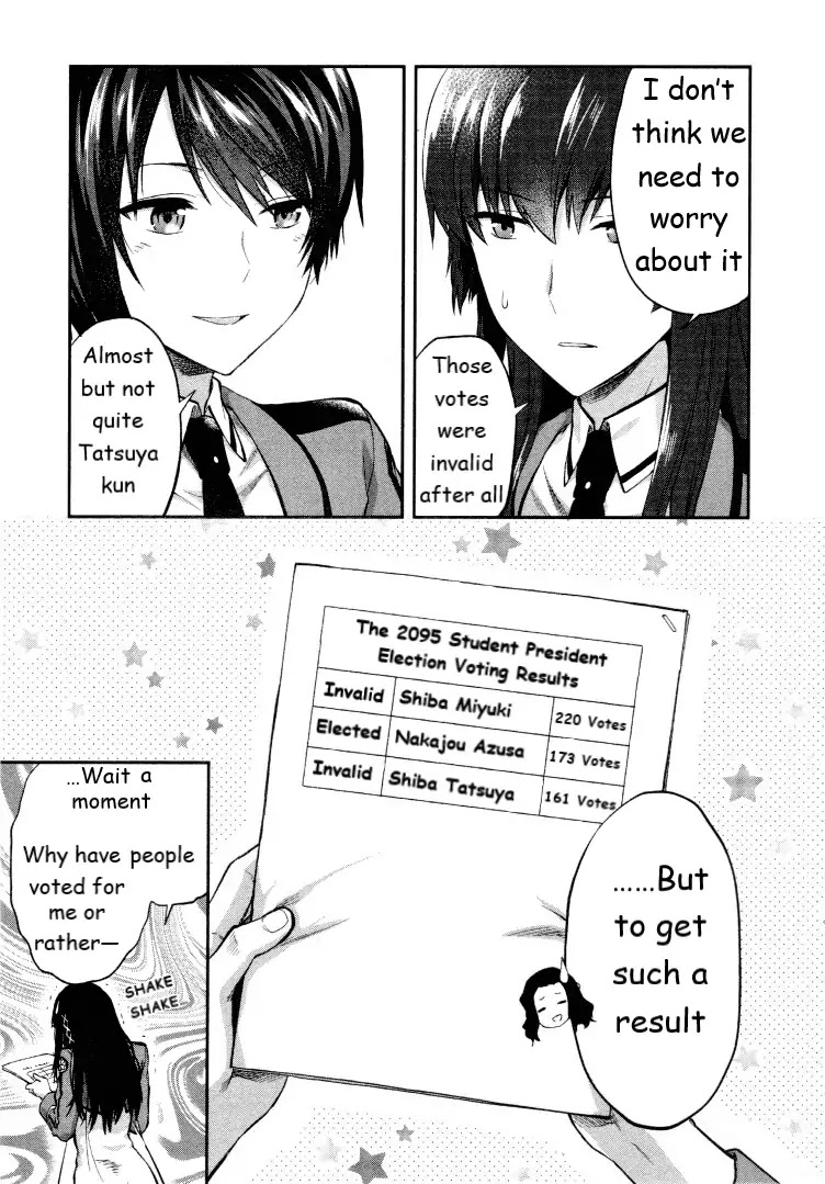 The Irregular at Magic High School - Presidential Election Arc Chapter 6 page 23 - Chapter 6: The Presidential Election and The Queen [END]