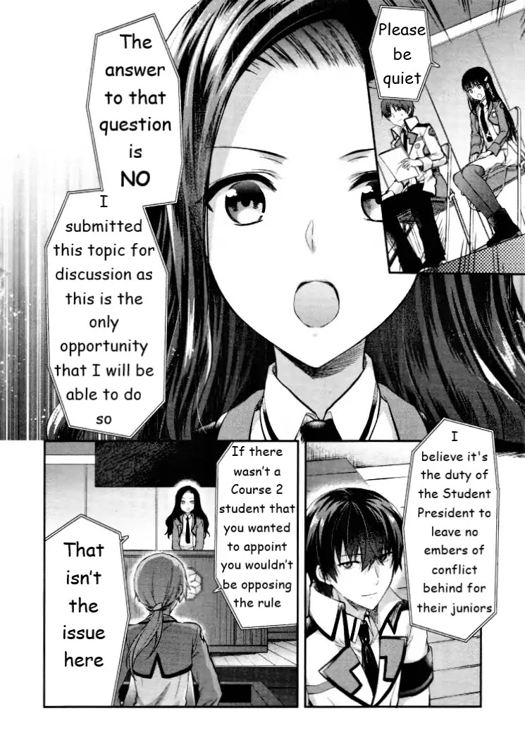 The Irregular at Magic High School - Presidential Election Arc Chapter 6 page 8 - Chapter 6: The Presidential Election and The Queen [END]