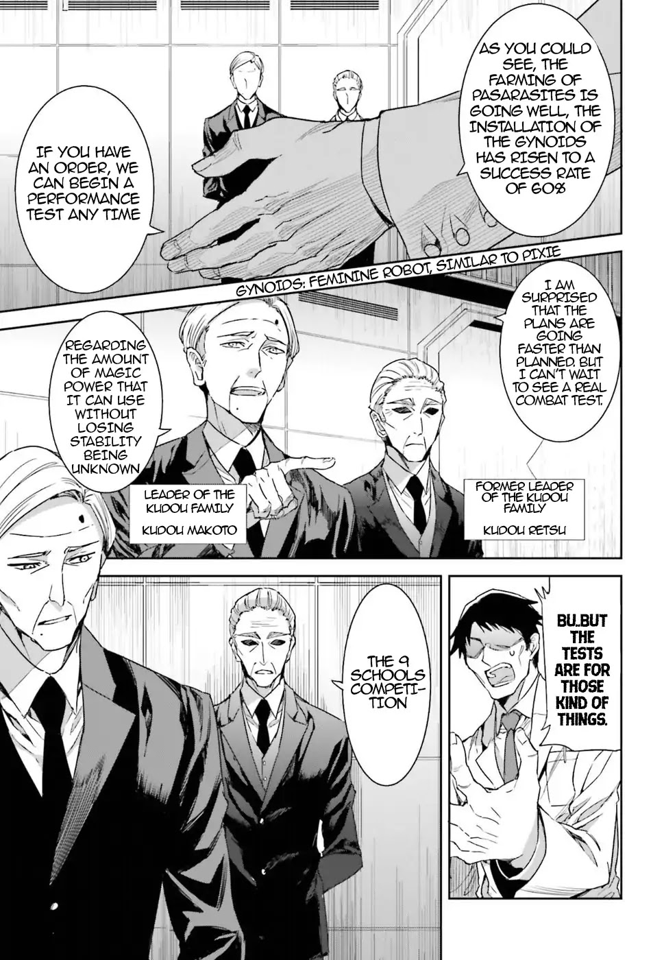 The Irregular at Magic High School: Steeplechase Arc Chapter 1 page 12 - Chapter 1: Important points of the meeting