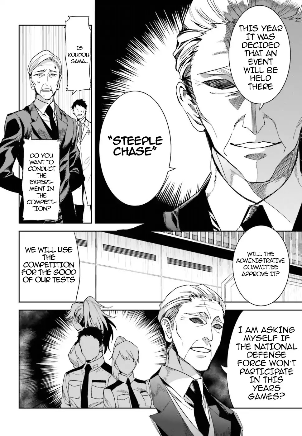 The Irregular at Magic High School: Steeplechase Arc Chapter 1 page 13 - Chapter 1: Important points of the meeting