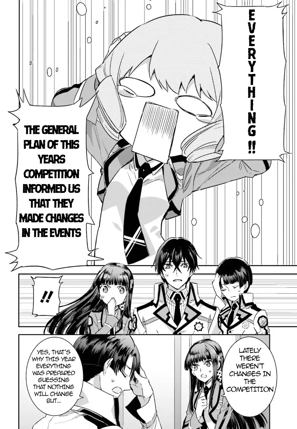 The Irregular at Magic High School: Steeplechase Arc Chapter 1 page 27 - Chapter 1: Important points of the meeting