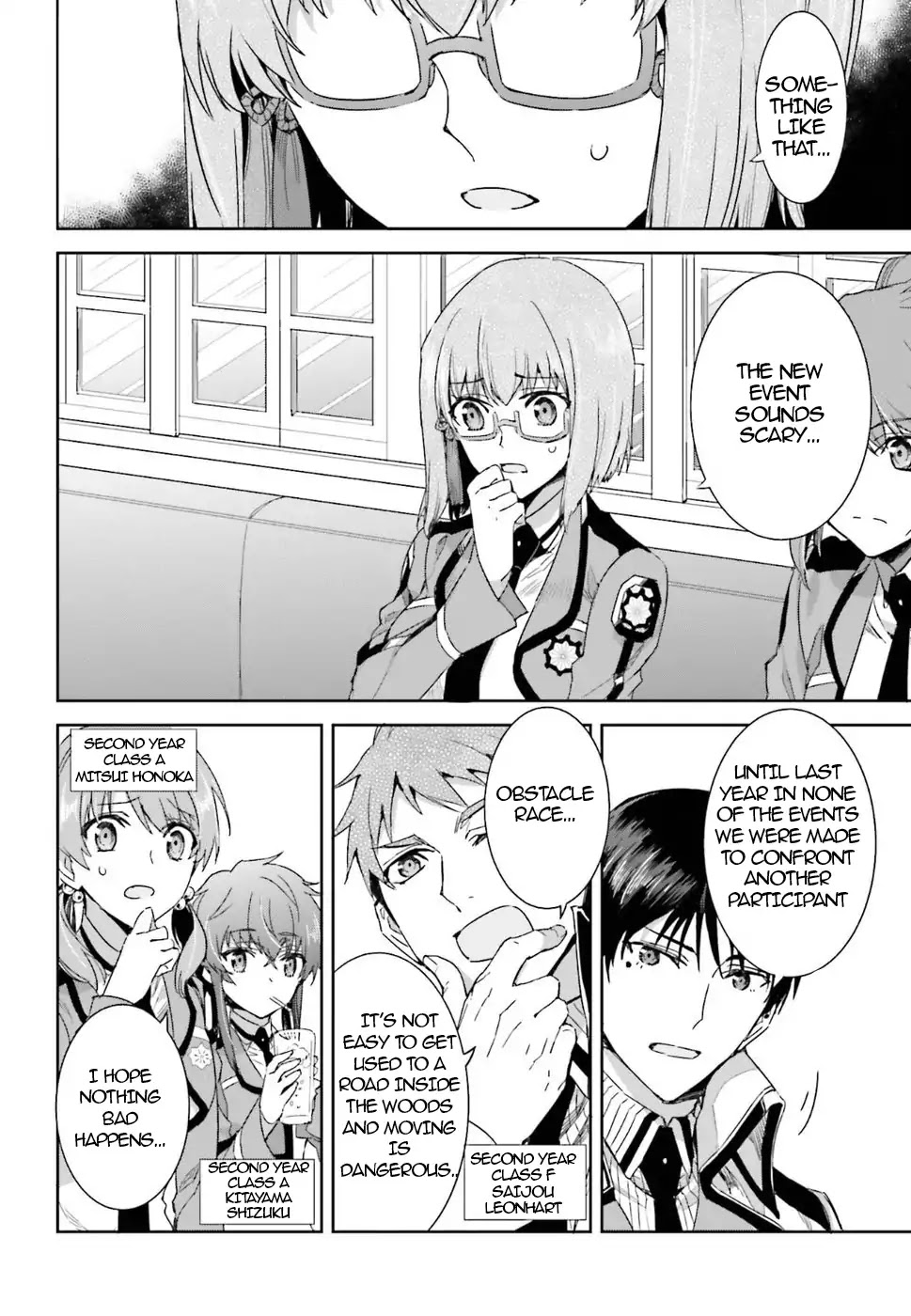 The Irregular at Magic High School: Steeplechase Arc Chapter 1 page 33 - Chapter 1: Important points of the meeting