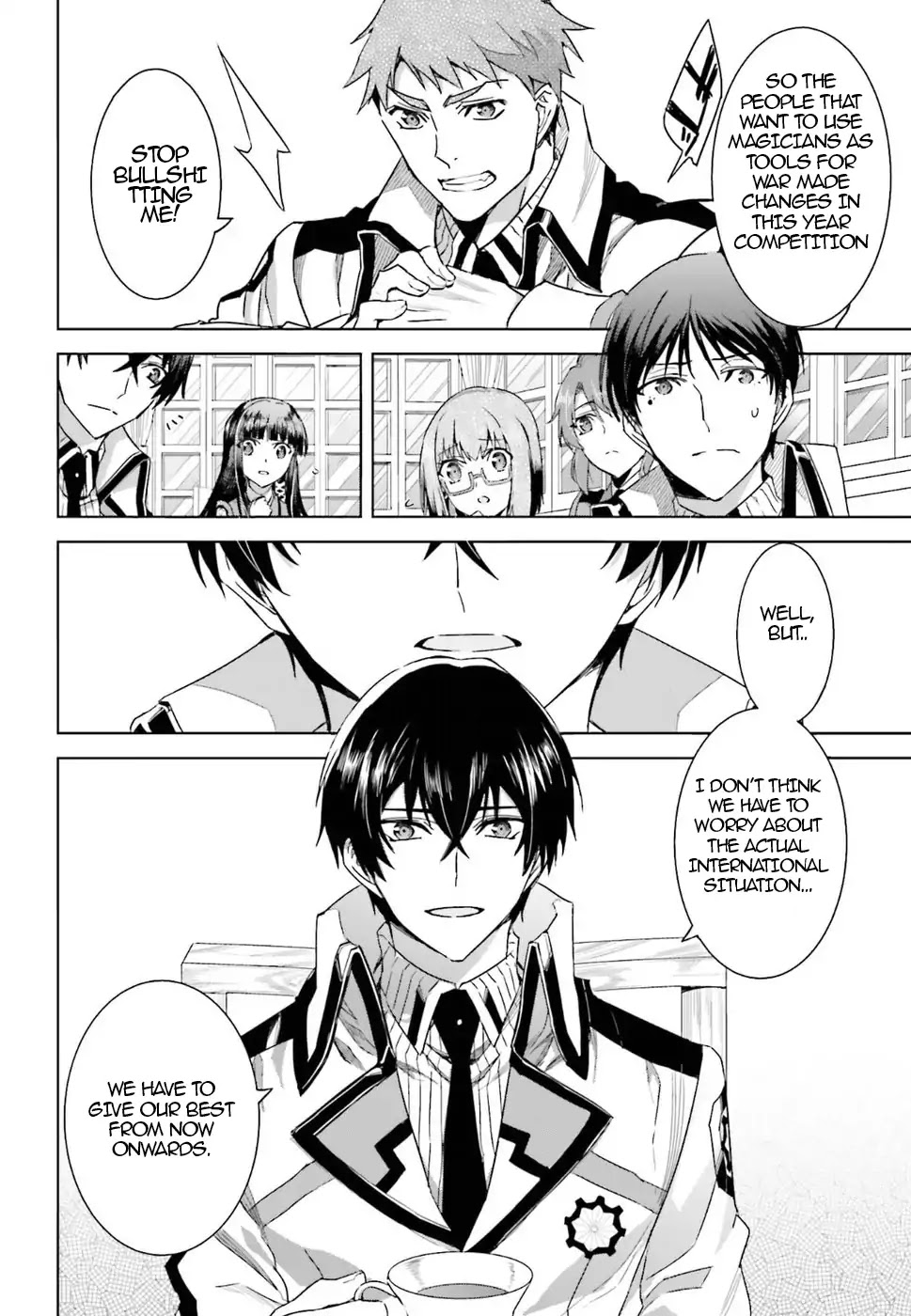 The Irregular at Magic High School: Steeplechase Arc Chapter 1 page 35 - Chapter 1: Important points of the meeting