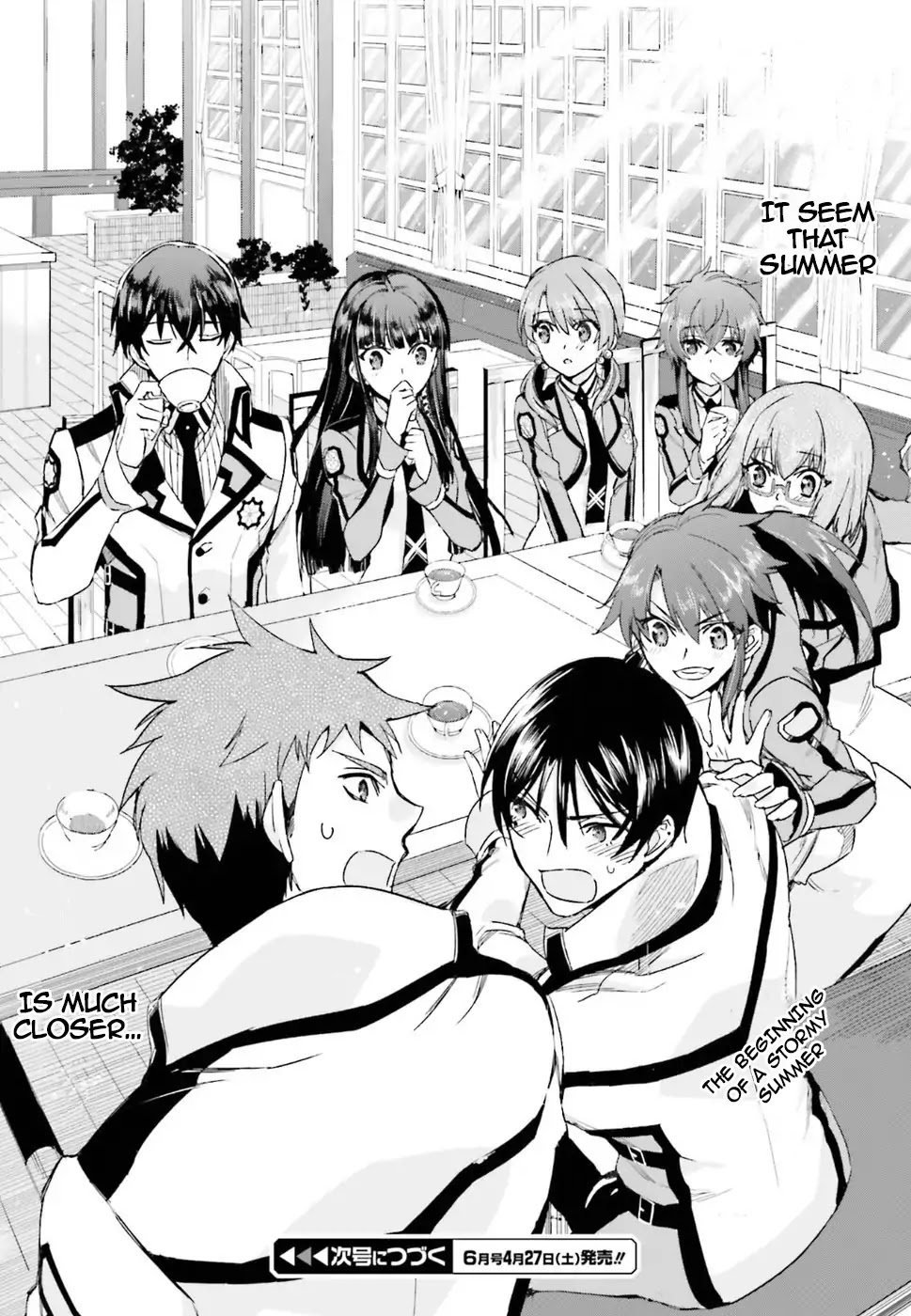 The Irregular at Magic High School: Steeplechase Arc Chapter 1 page 37 - Chapter 1: Important points of the meeting
